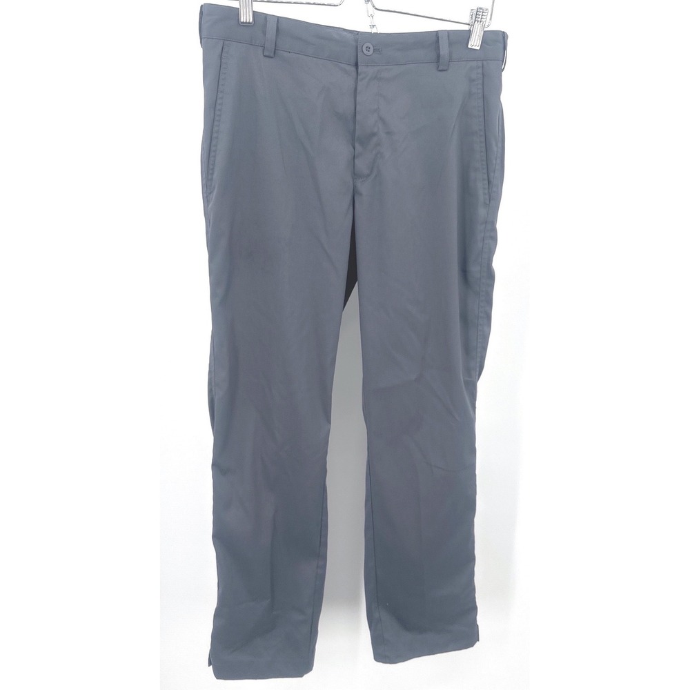 Nike Golf Dri-FIT Mens Pants 30x30 Gray Flat Front Stretch Performance Chino